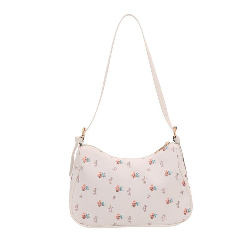 Women S Sweet Floral Small Square Underarm Shoulder Bag Daily Use