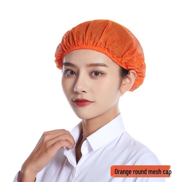 Breathable, Easy-to-Clean, Dust & Oil-Resistant Work Cap for Catering & Noodle Shops