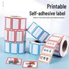 Self-Adhesive Handwritten Label Paper - 1000 Stickers for Office, Name Tags, Price Tags, and Memos