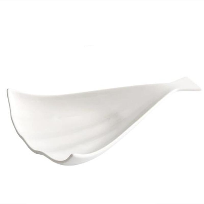 Главная Креативная веерообразная обеденная тарелка Белая салатная тарелка для стейка Светлая роскошная ресторанная тарелка для основного блюда Десертная тарелка для еды Декор