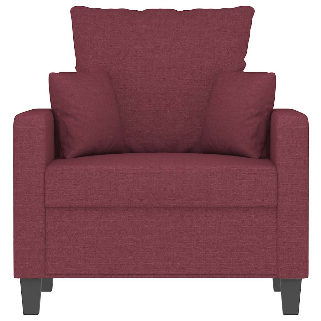 Armchair Burgundy 60 cm Fabric