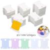 25/50/100/250 Pcs Plastic Thread Plate Piece Cross Stitch Tool Cotton Wire Pad Line Winding Sheet Set Many Color Choose