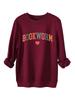 European Independent Casual Women's Bookworm Plush Sweatshirt