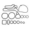 Комплект уплотнений масляного радиатора двигателя. Черные автомобильные аксессуары Прокладка