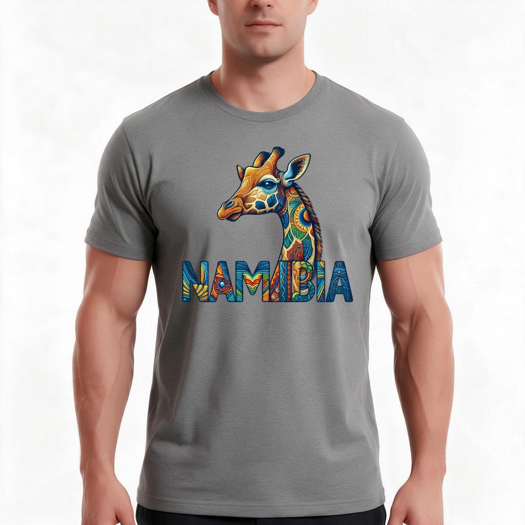 Namibia Africa Tshirt Summer Casual Cotton Tee Oversized Streetwear Tops Vintage Graphic Print Loose Fit Short Sleeve