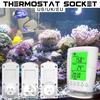 TS-2000 Программируемая беспроводная розетка термостата Домашняя интеллектуальная розетка контроля температуры