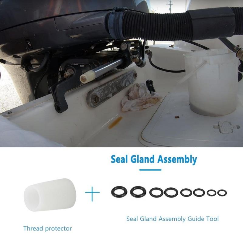 Hs5157 Комплект уплотнений гидравлического цилиндра рулевого управления с передним креплением и штифтовым ключом, совместимым с Seastar