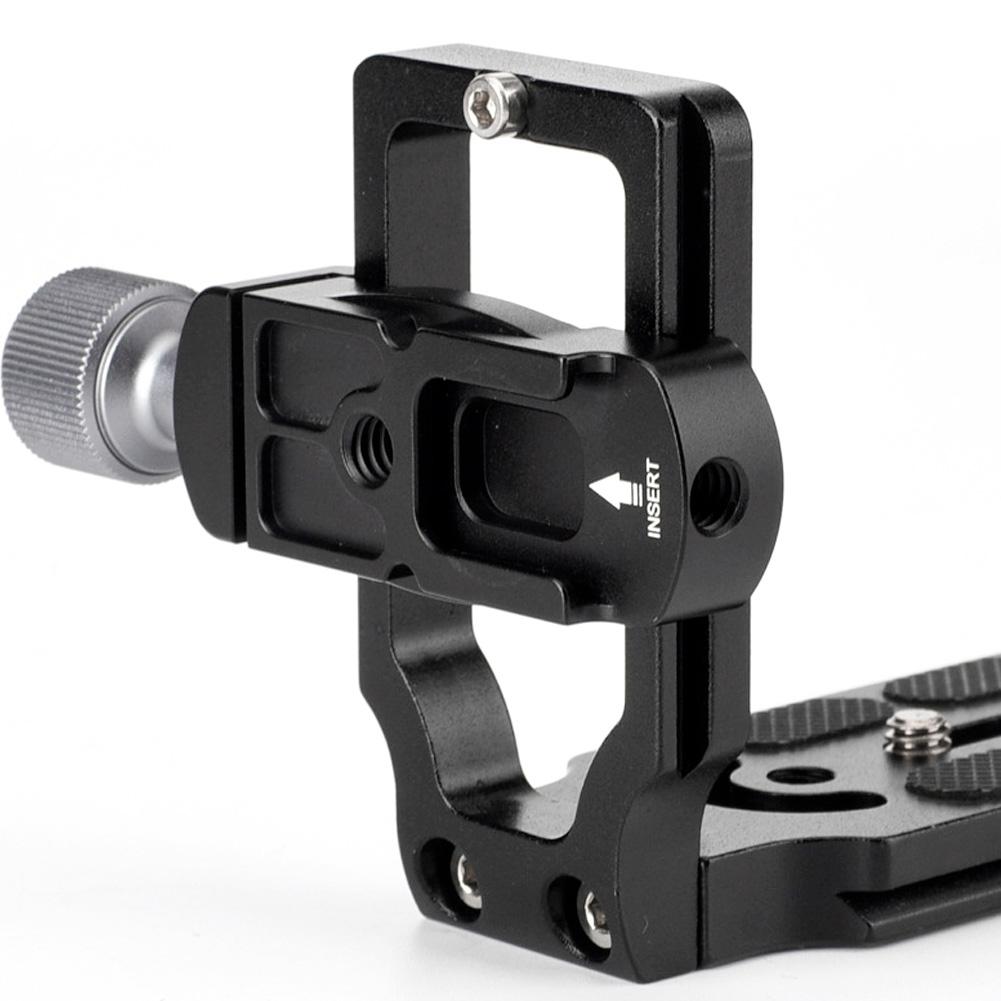 Mini Clamp Extender with Cold Shoe 1 4   Screw Hole for L Bracket Quick Release Plate