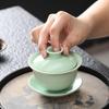 Ceramic Sancai Gaiwan Tea Bowl