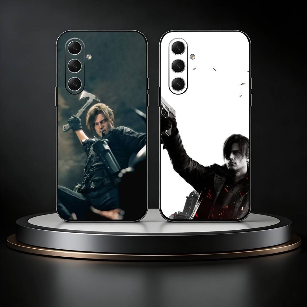Game R-Resident Evil R-Requiem L-Leon Phone Case For Samsung Galaxy A73,A21s,A22,A31,A52,A53,A71,A41Soft Black Shell