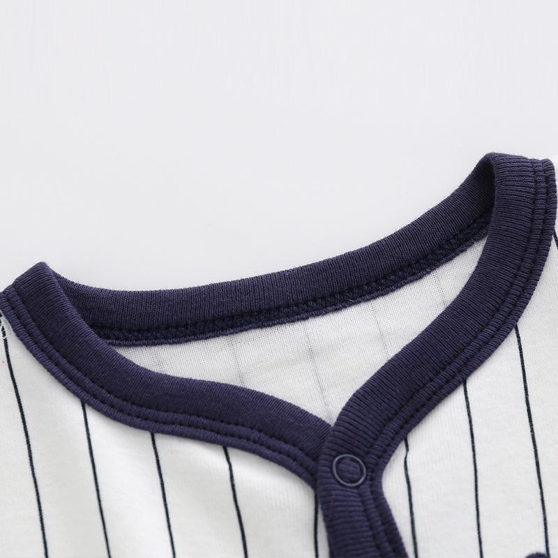 Детский комбинезон для мальчиков без косточек с короткими рукавами, летний