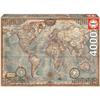 EDUCA 4000 Piece World Map Puzzle - Adult Collection - Mixed - Ages 12 and Up