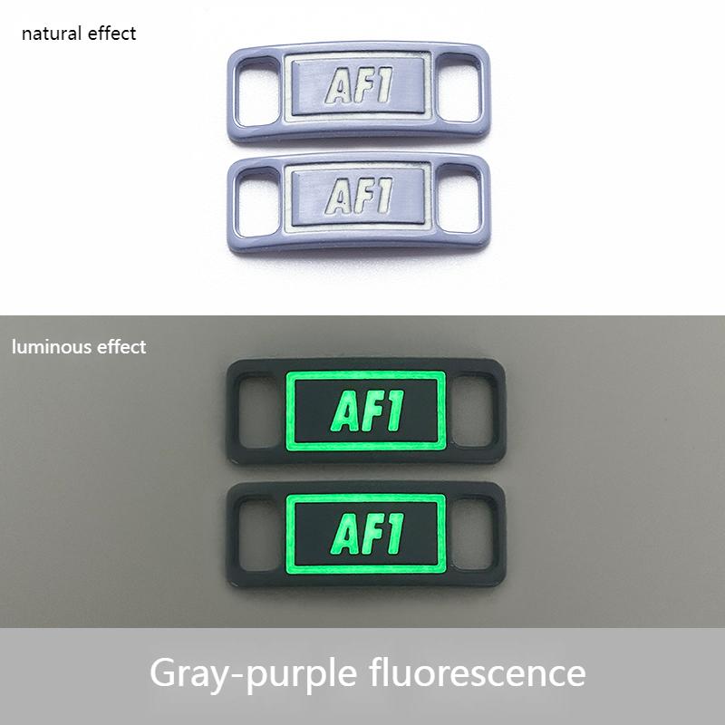№ 8, 2 шт., шнурки с флуоресцентной пряжкой для обуви, светящиеся шнурки для кроссовок AF1, аксессуары для обуви, декоративные шнурки