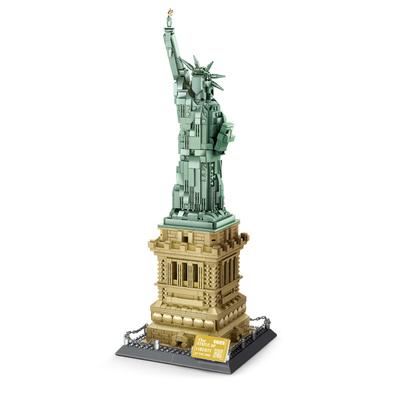 Серия Wange World Architecture Статуя Свободы Модель Строительные блоки Набор классических MOC City Streetview Игрушки для детей Подарок