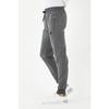Men's Sweatpants, Skinny Leg, Elastic Waist, Back Pocket, Elastic Zipper, Compact Combed Cotton
