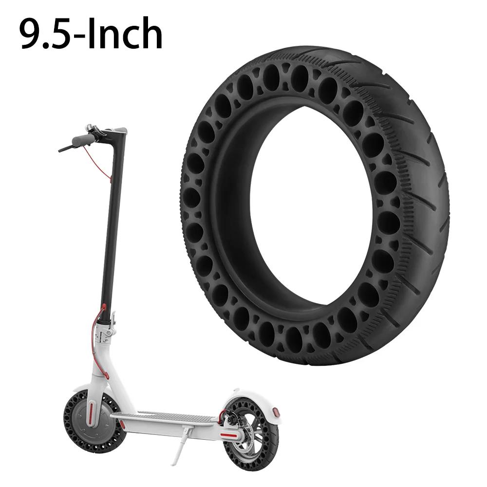 9.5inch Solid Damping Shock Absorber Tire For Xiaomi M365 Electric Scooter Non Pneumatic Tyre Solid Hole Honeycomb Rubber Wheels