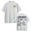 Rock Band Latin Mafia Album Cover T Shirt Unisexs Clothing High Street Hip Hop Punk Tshirts Cotton Oversized Short Sleeve Tshirt