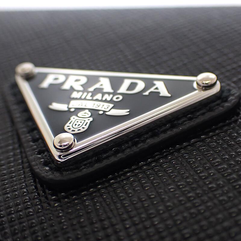 PRADA  1MC110_QHH_F0632 Card Case black Safiano Women