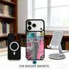 Чехол для телефона C-City New York для iPhone 17,16,15,14,13,12, Pro, Max С поддержкой MagSafe Магнитная Беспроводная Зарядка