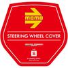 MOMO TUNING Steering Wheel Cover, Italy, Milan, Size Small, Black