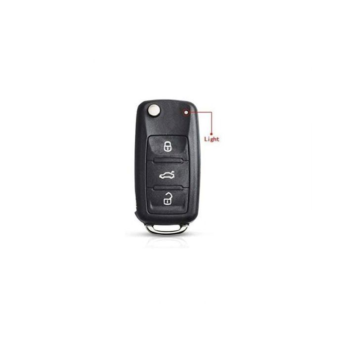 Запасной складной брелок для ключа автомобиля для VW Volkswagen Golf Mk6 T1guan Polo Passat CC Seat Skoda Octavia 3 кнопки
