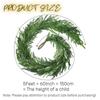 1.5m/2.7m Rattan Artificial Greenery Garland Artificial Faux Green Wreath  For Christmas Decoration