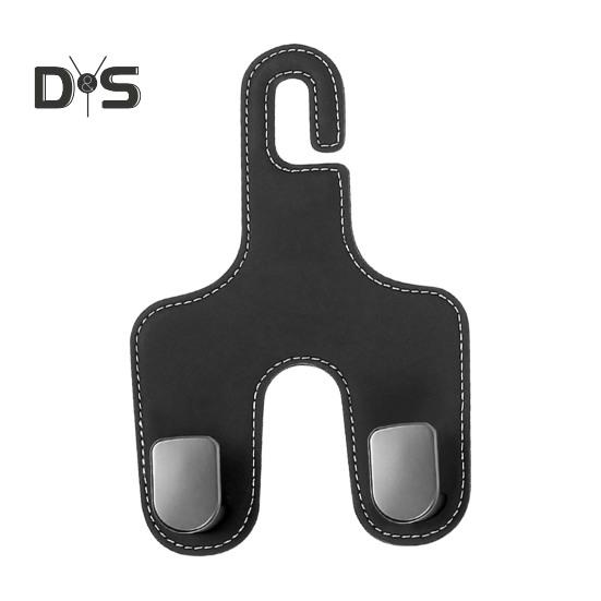 Двойные крючки на спинку автомобильного сиденья, высокая прочность, сильная несущая способность, простая установка, скрытый многофункциональный органайзер для хранения, крючок-вешалка