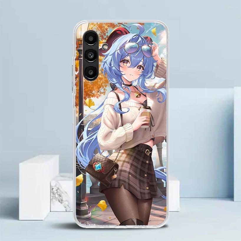Чехол для телефона Genshin Impact Ganyu для Samsung Galaxy A17 A37 A57 A16 A15 A14 A13 A56 A55 A54 A53 A36 A35 A34 A33 A26 A25 A24 A23 G