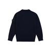 STONE ISLAND Свитер с логотипом из смесовой шерсти Детские свитеры Синий 7516506A1-V0028