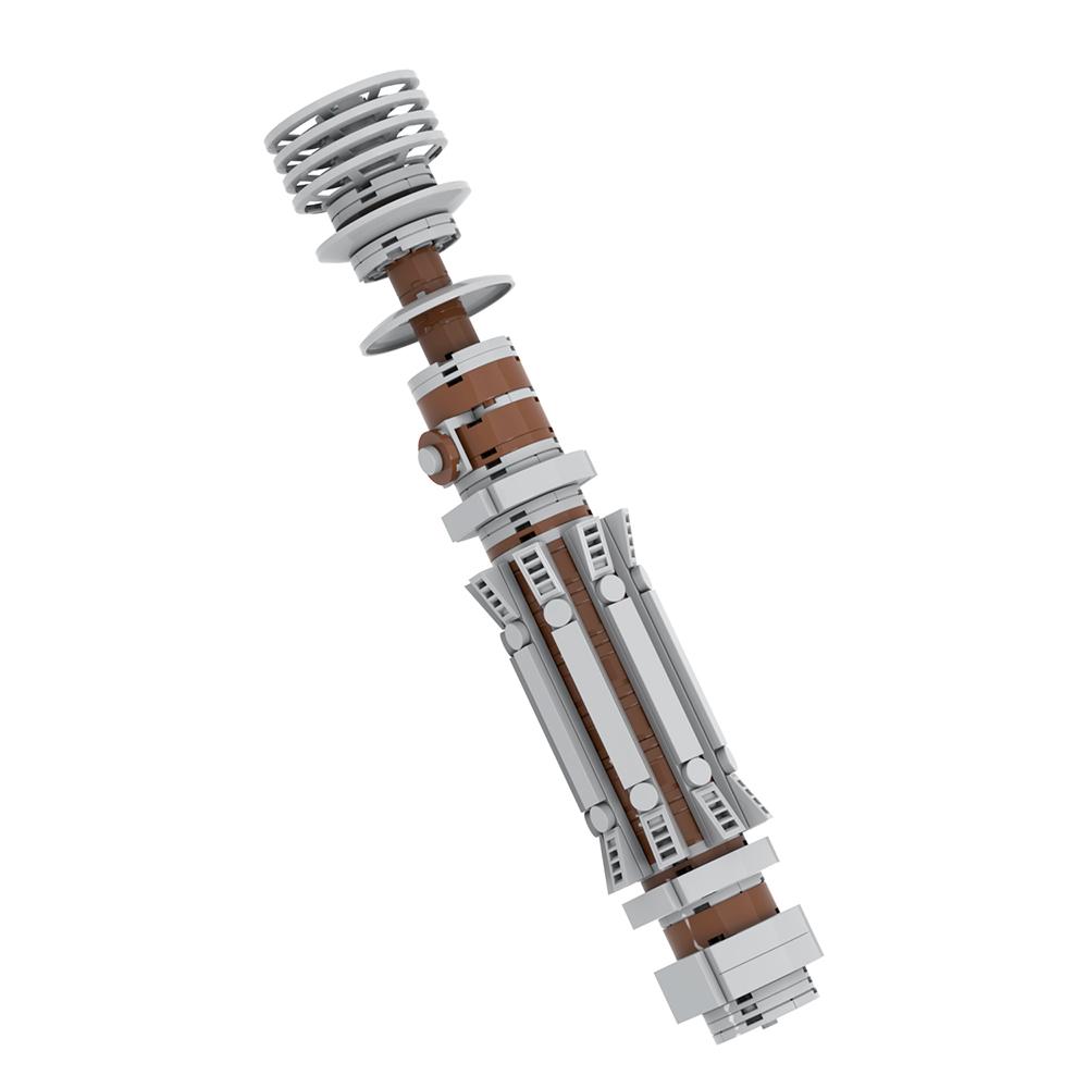 MOOXI Набор MOC Кирпичиков Световой Меч Дуэльный Бластер Лазерный Фильм Звездные Войны Световой Меч Рукоять DIY Конструктор Оружие Детские Игрушки Подарок