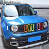 Наклейки для автомобильной решетки ABS, декоративные наклейки для Jeep Renegade 2016, внешние аксессуары для автомобиля