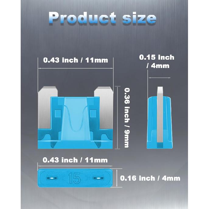 Riseuvo 140 Pcs Low Profile Mini Fuse Kit - Automotive Blade Fuses Assortment Kit For Car, Truck, RV, Boat With Fuse Puller (2A 3A 5A 7.5A 10A 15A