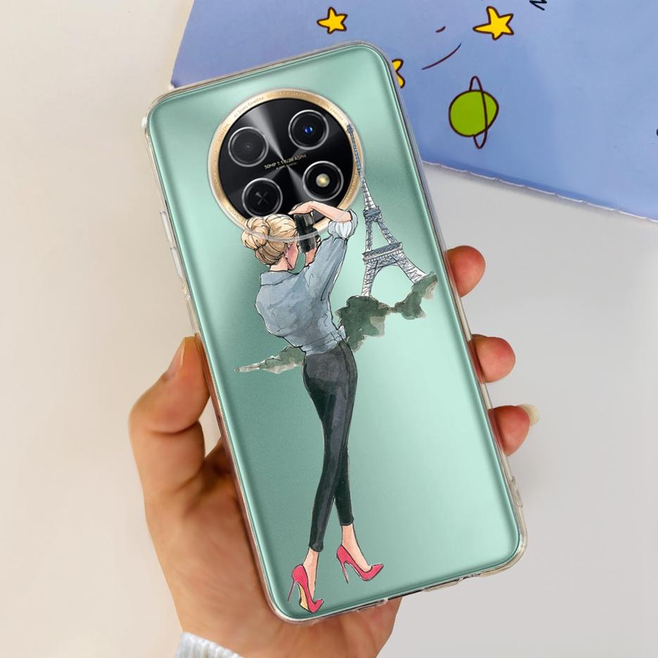 For Huawei Nova Y91 Case STG-LX1 STG-LX2 Cute Fashion Painted Cover Soft Slim Phone Case For Huawei Nova Y91 Y 91 NovaY91 Bumper
