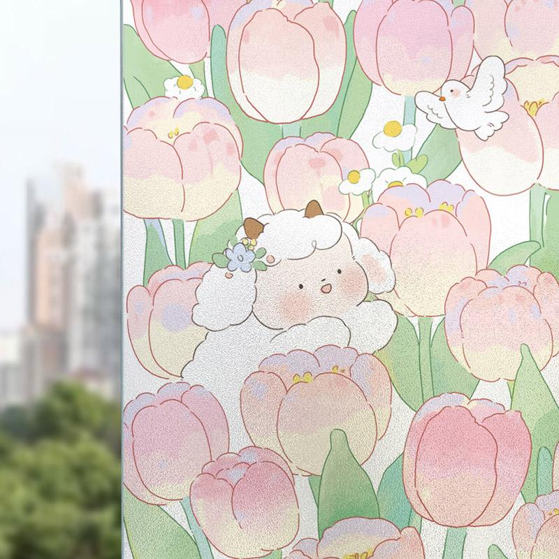 Пленка для конфиденциальности окон Матовая наклейка на стекло Декоративная пленка для обоев на окна Наклейки от посторонних взглядов для ванной комнаты, шкафа, кладовки