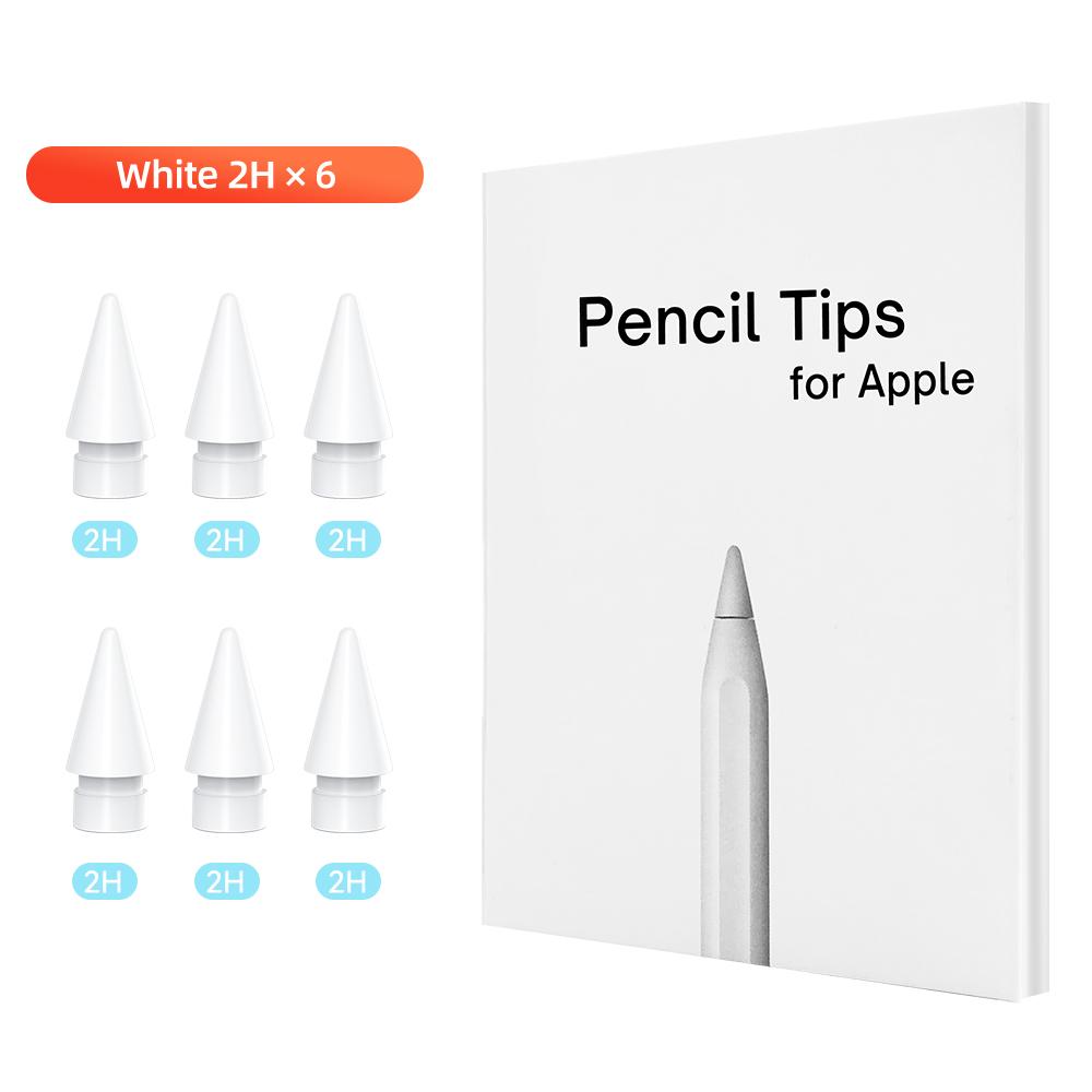 for Apple pencil tip Double Layer 2B & HB & Thin Tip & Transparent Nib For Apple Pencil 1st 2nd Generation Nib iPad Stylus Pen