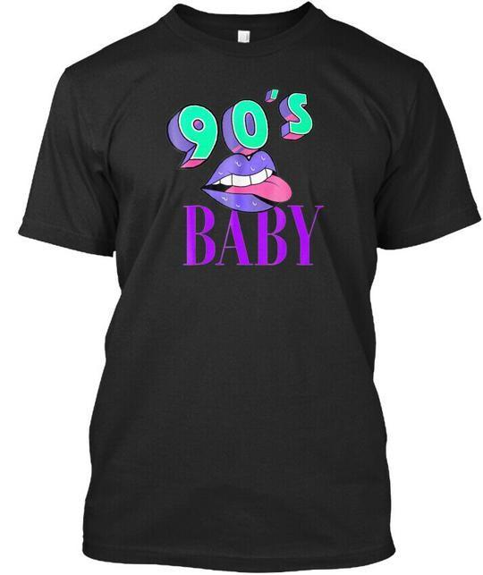 90s Baby Lips Tongue Graphic T-shirt