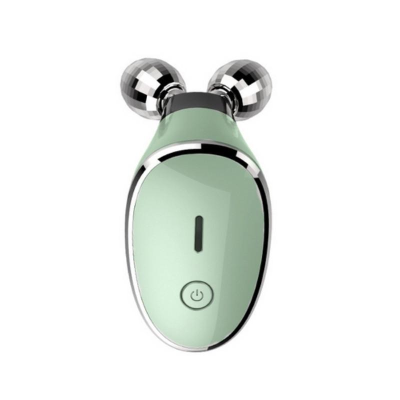 Электрический роликовый массажер для лица, лифтинг и подтяжка, микротоковый массажный аппарат, для похудения лица, косметическое устройство, новый