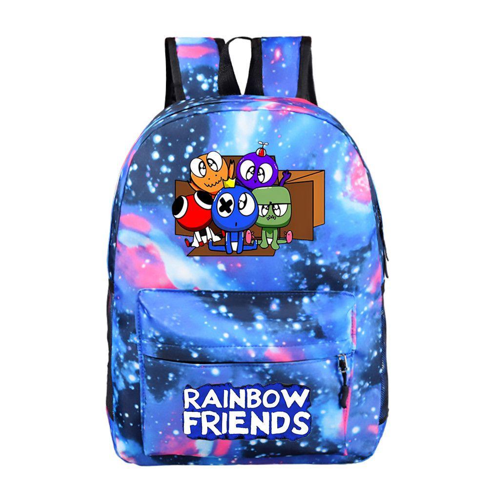 Рюкзак для студентов большой вместимости Roblox Rainbow Friends, сумка для книг