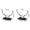Iron Metal Easel Stands with Base Platter Photo Stands Storage Shelf  Picture Platter Photo