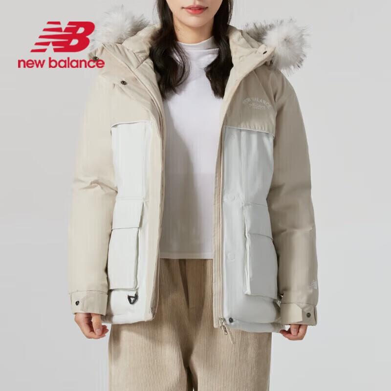 New Balance Женский пуховик с капюшоном