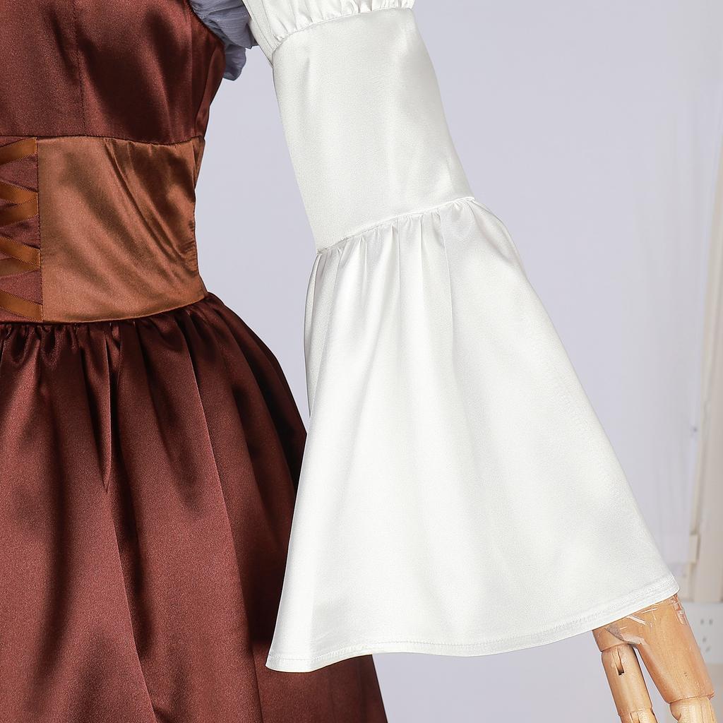 Frieren & Linie Mage Cosplay Costume, Frieren Beyond Journey's End Anime Wholesale Stage Outfit