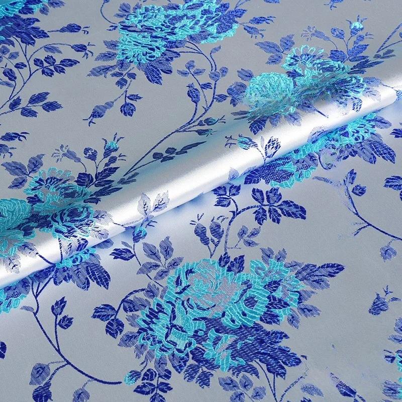 100 см жаккардовый гобелен атласная ткань шелк Helu Tongchun гладкая текстура подвеска парча династии Сун чонсам ханьфу