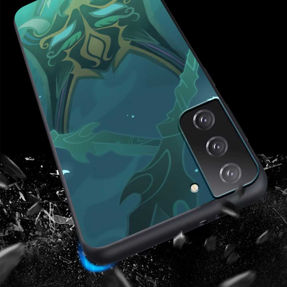 Чехол для телефона Genshin Impact Icon для Samsung Galaxy S22 5G S21 Ultra S20 S10 S9 Plus S10E S8 S7 Edge, защитный чехол