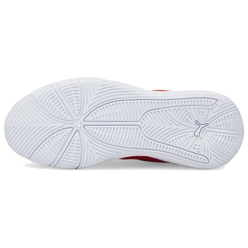 Puma Мужские кроссовки для баскетбола Triple Mid, с круглым носком, амортизирующие, противоскользящие, износостойкие, средней высоты, красно-черные 376451-01