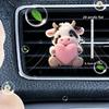 2D плоская корова зажим для вентиляции автомобиля декоративный диффузор (аромат не включен), декор салона автомобиля, клипса для ароматерапии, идеально подходит для праздничных подарков