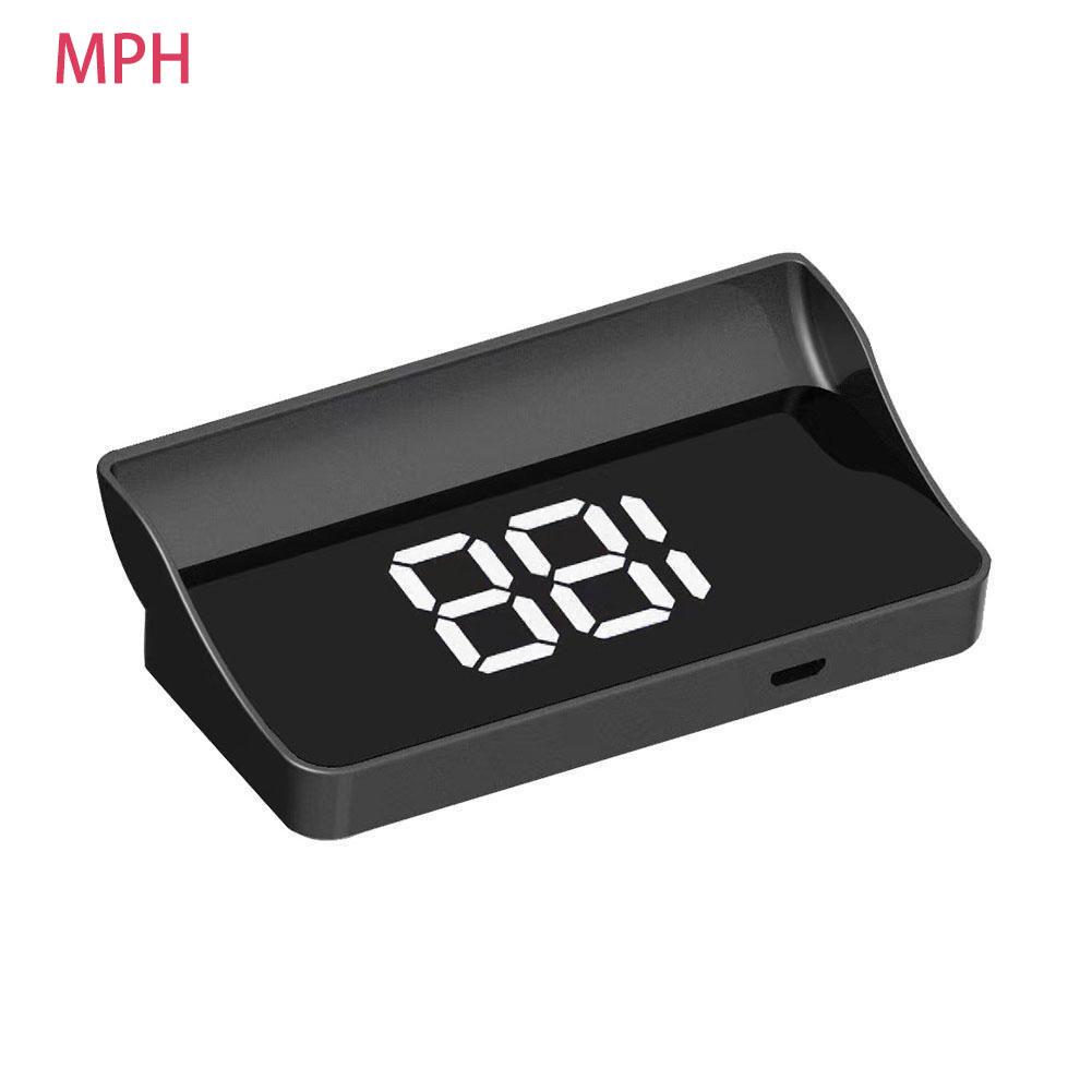 Digital Head Up Display GPS Speedometer - Windshield Projector Speed Meter Clock Gauge Speed KMH HUD