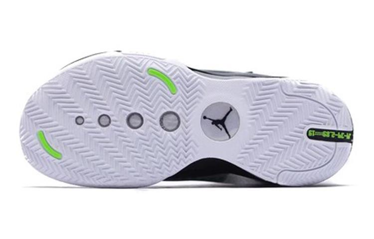 Jordan Air Jordan 34 GS 'Halftone Dots' Удобная амортизация, износостойкие, средняя высота, детские баскетбольные кроссовки BQ3384-013