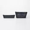 MUJI Nylon Mesh Pencil Case with Width 17 X Height 10 X Gusset 5 Cm NDE06A1S Gusset, Black, Approx.