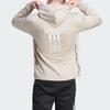 Adidas Оригинальная толстовка Adibreak Adicolor с трилистником и полосками на рукавах, мужская толстовка бежевого цвета IN8078