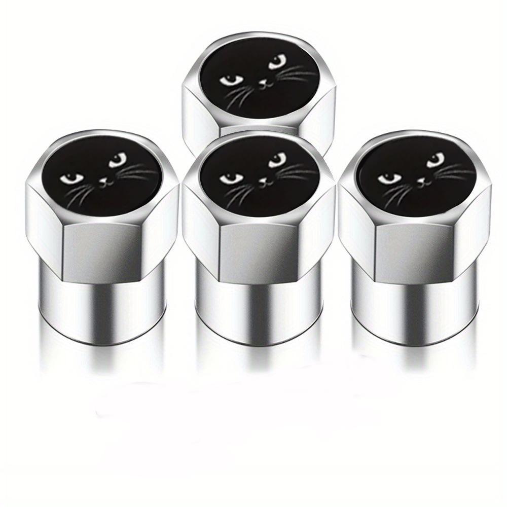 Aluminum Plaid Three‑Color Tire Valve Stem Caps Universal Wheel Decorative Valve Core Covers